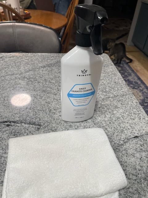 TriNova Granite Cleaner & Polish for Stone Surfaces, 18 fl oz customer photo 2