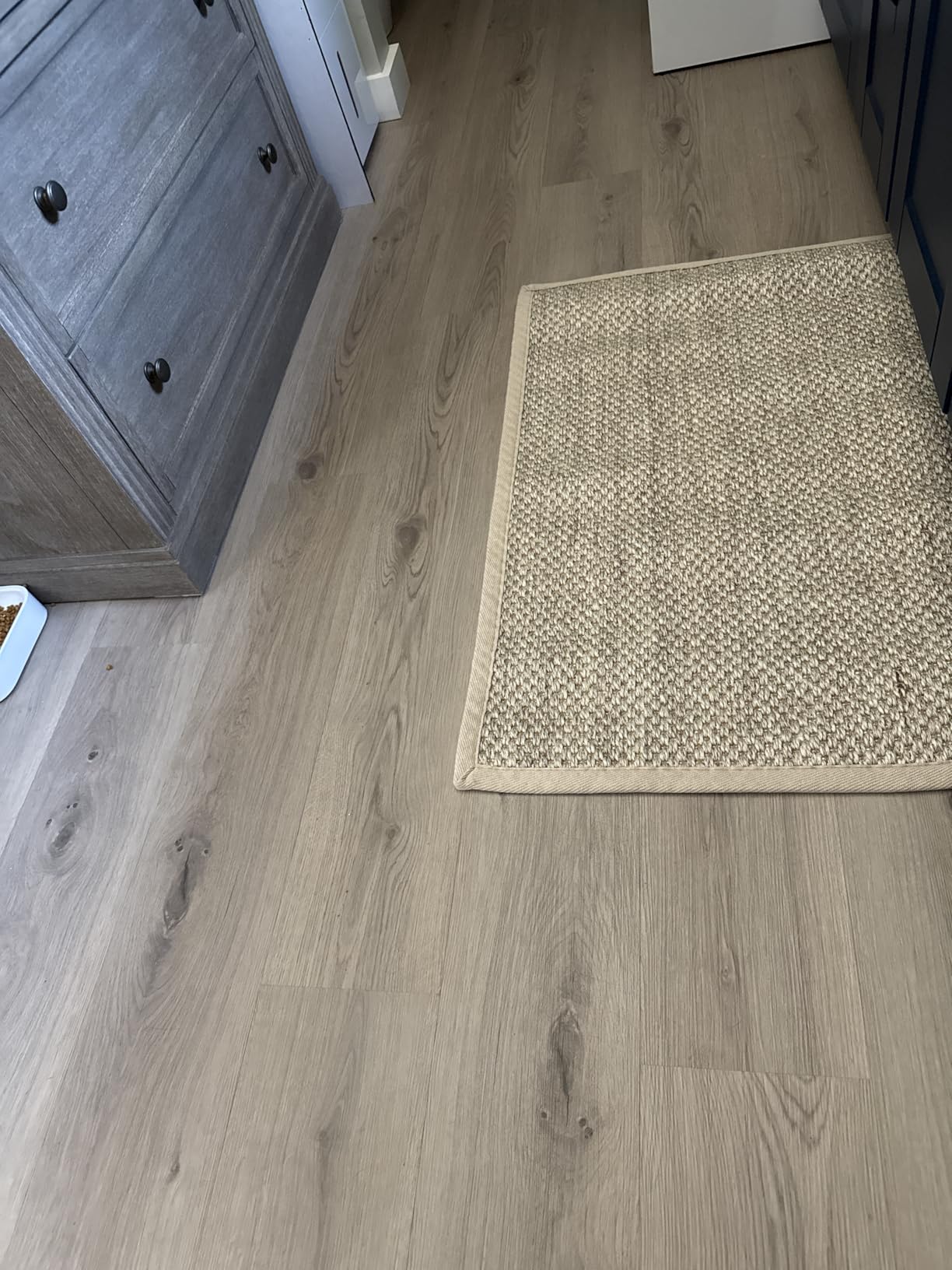 SAFAVIEH Natural Fiber Area Rug 8x10 Large Textured, Marble & Beige NF143C customer photo 1