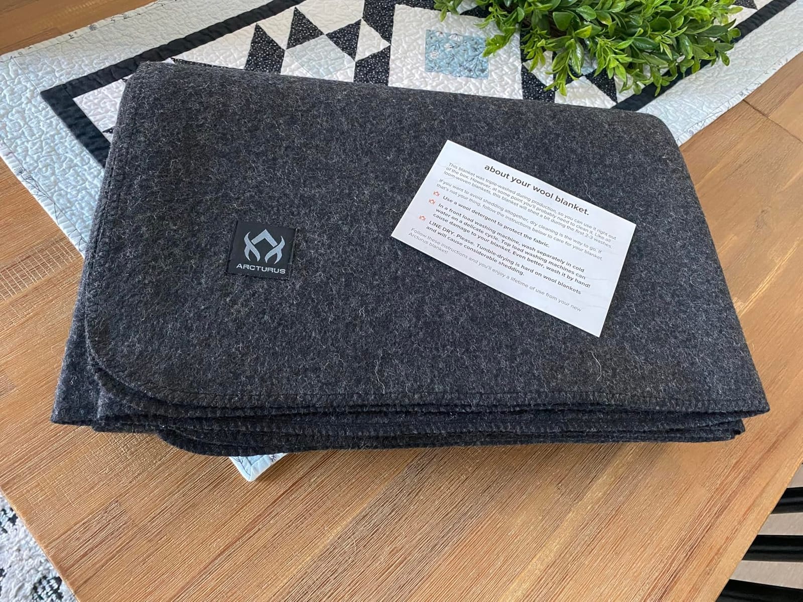 Arcturus Military Wool Blanket - Warm, Thick, Washable - Great for Outdoors, Camping, Stadium Blanket, Picnics, Travel - Car & Bushcraft Survival Kits customer photo 2