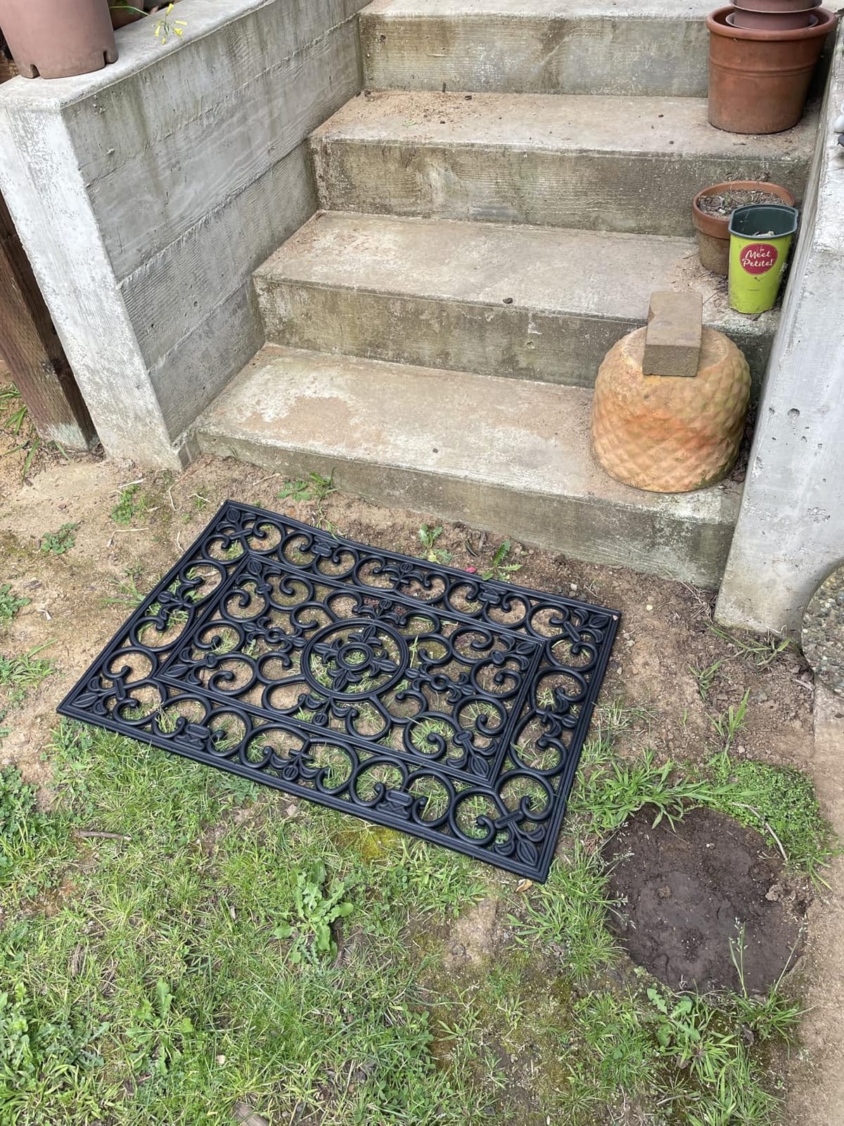 DII Rubber Doormats Collection All Weather, 18x30, Lattice customer photo 2