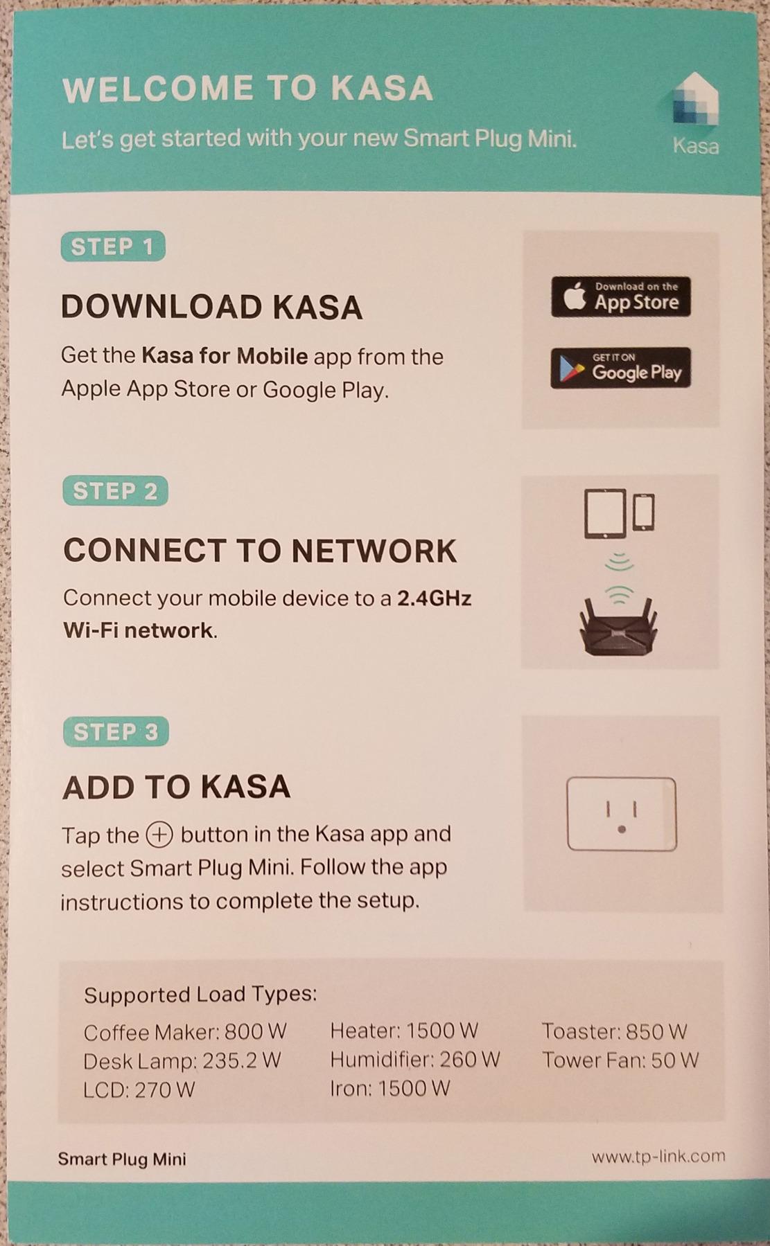 Kasa Smart Plug Classic 15A, Smart Home Wi-Fi Outlet Works with Alexa & Google Home, No Hub Required, UL Certified, 2.4G WiFi Only, 1-Pack(HS105), White customer photo 1