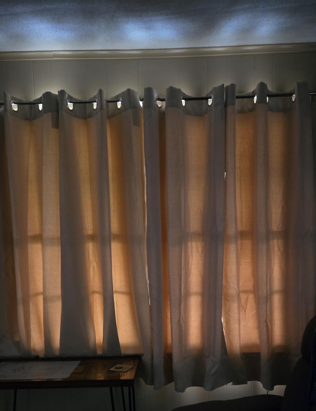 NICETOWN Thermal Insulated Curtains, 2 Panels, W42 x L63-in, Biscotti Beige customer photo 2