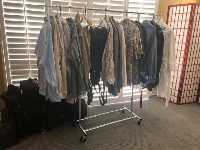 Simple Houseware Heavy Duty Clothing Garment Rack, Chrome customer photo 1