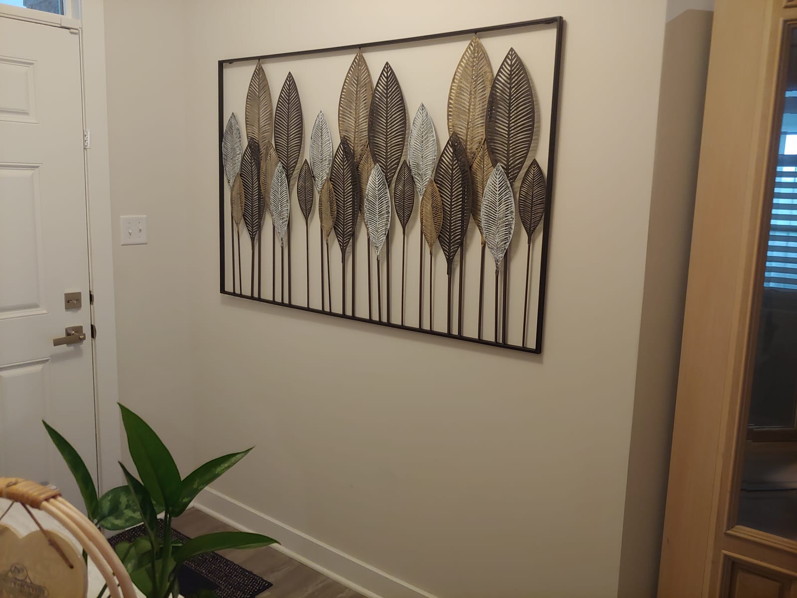 Deco 79 Metal Leaf Wall Sculpture, Wall Art 59