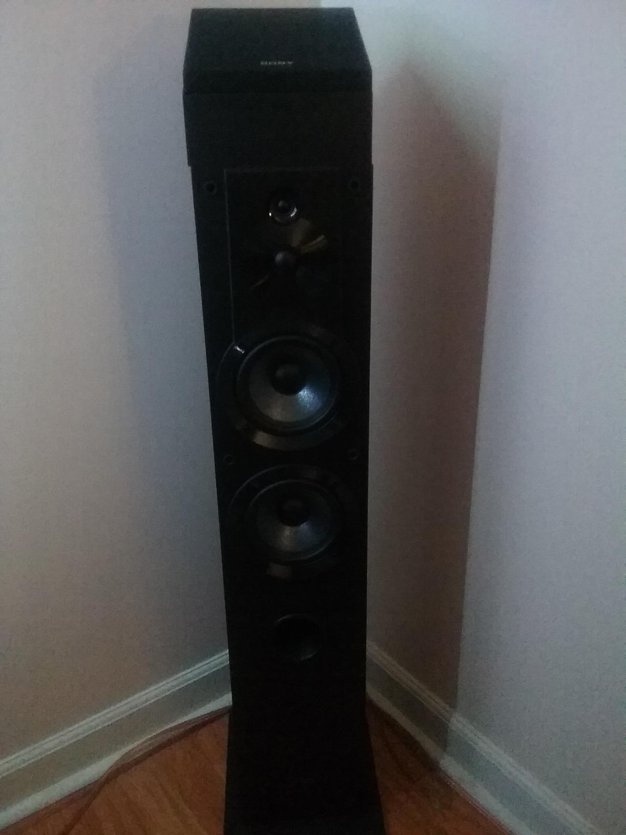 Sony SS-CS3 3-Way 4-Driver Floor-Standing Speaker (Black) | Pair, Unprecedented Audio, High-Resolution Audio, Room-Filling Sound, Incudes, 4 x Foot Pads customer photo 1