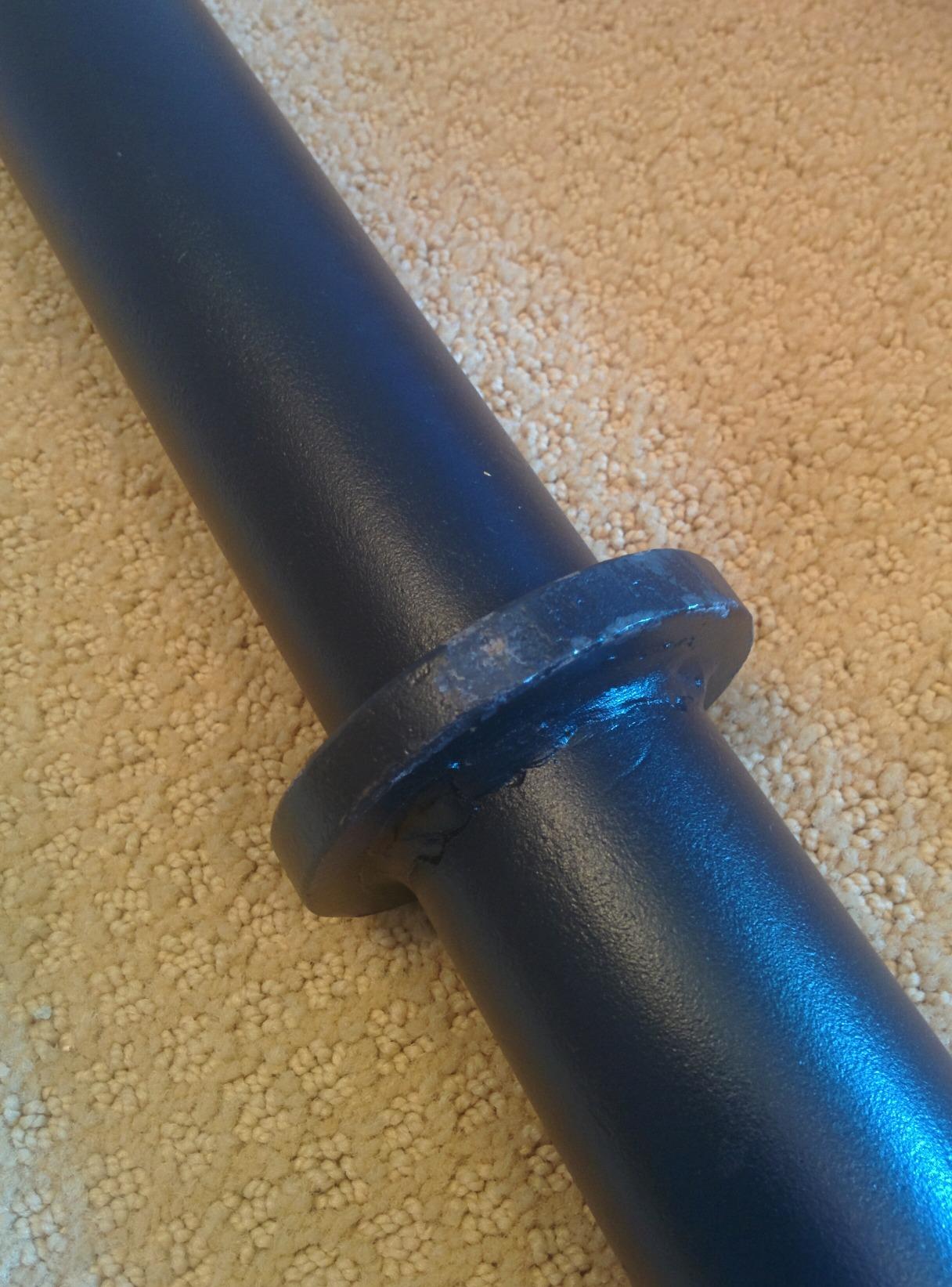 Titan Fitness Axle Barbell, Fat Grip Strength Training, Olympic Bar, Powder-Coated Steel customer photo 2