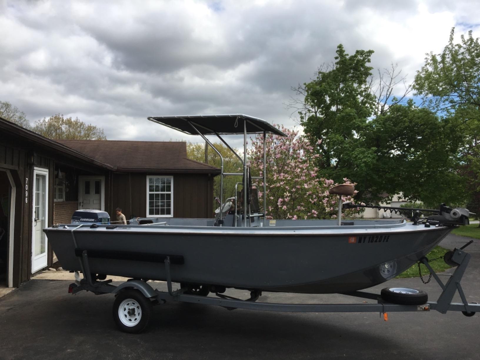 Oceansouth Classic T-Top for Center Console Boats | Marine Grade Aluminum T-Top with Atlas Canopy for Fishing & Recreational Boats (67