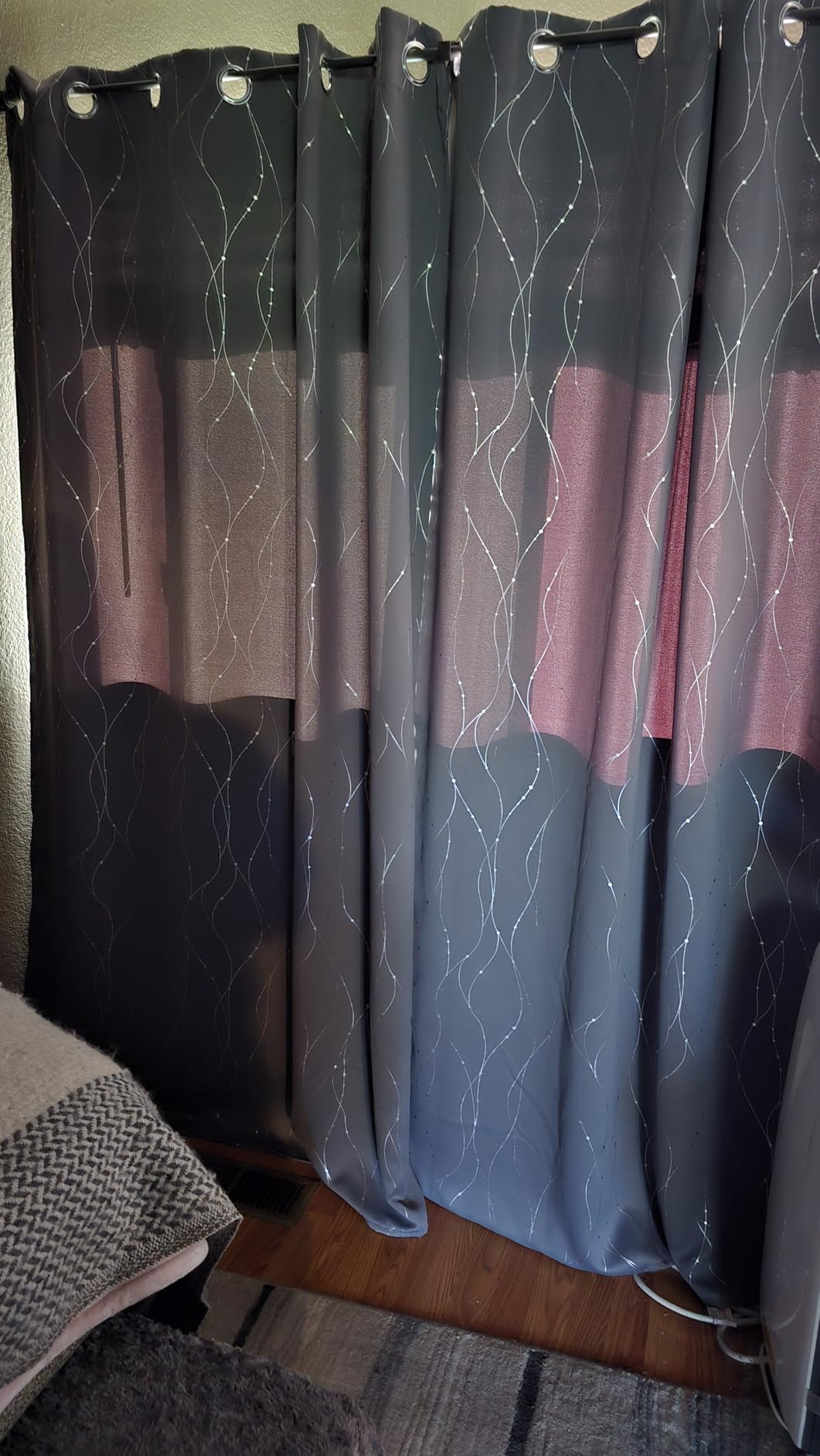 Deconovo Living Room Curtains 84 Inches Long, Blackout Curtains for Bedroom customer photo 2