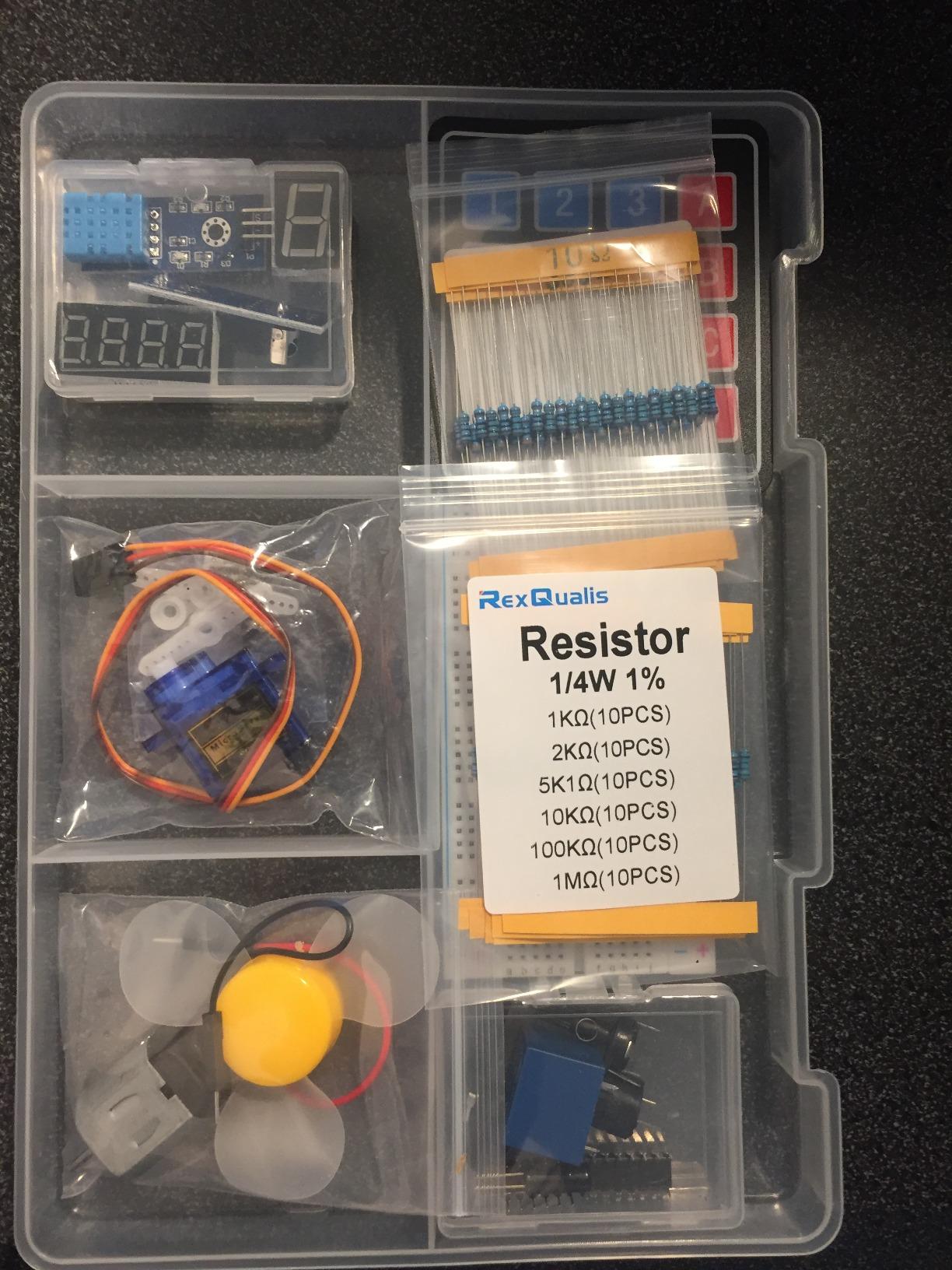 REXQualis Super Starter Kit Based on Arduino UNO R3 with Tutorial and Controller Board Compatible with Arduino IDE customer photo 1