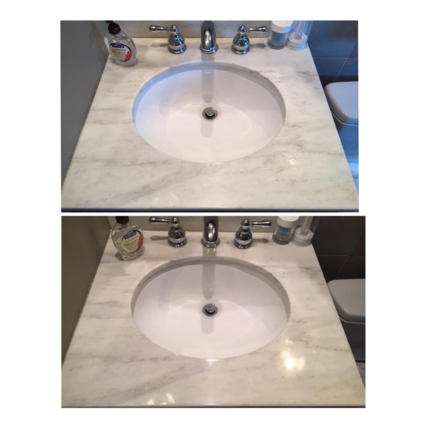 Rock Doctor Granite & Quartz Care Kit, 3 Piece Maintenance Stone Care Combo Kit – Cleans & Renews Marbel, Travertine, Tile and All Other Stone, Fresh, Pack of 3, 54.0 Ounce customer photo 1