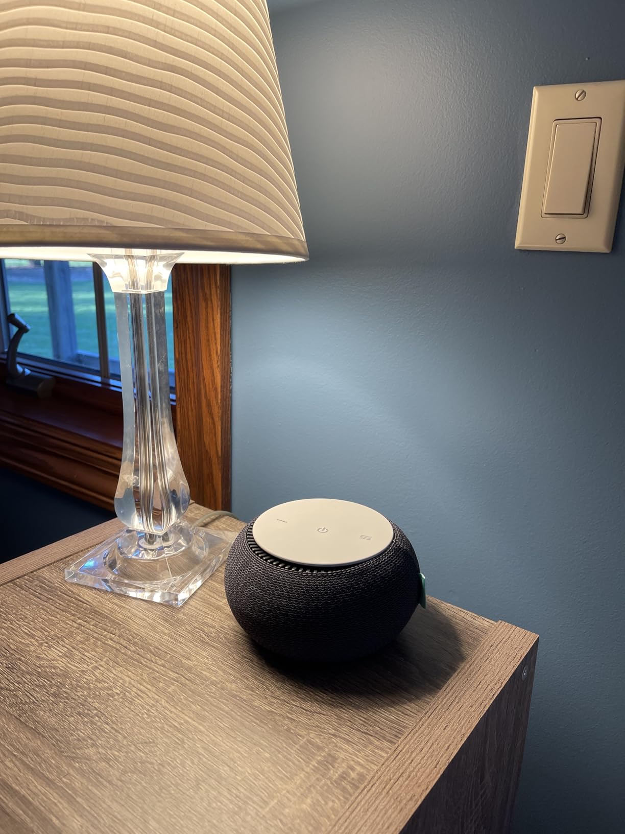 SNOOZ Original Smart White Noise Sound Machine, Real Fan Inside for Sleep customer photo 1