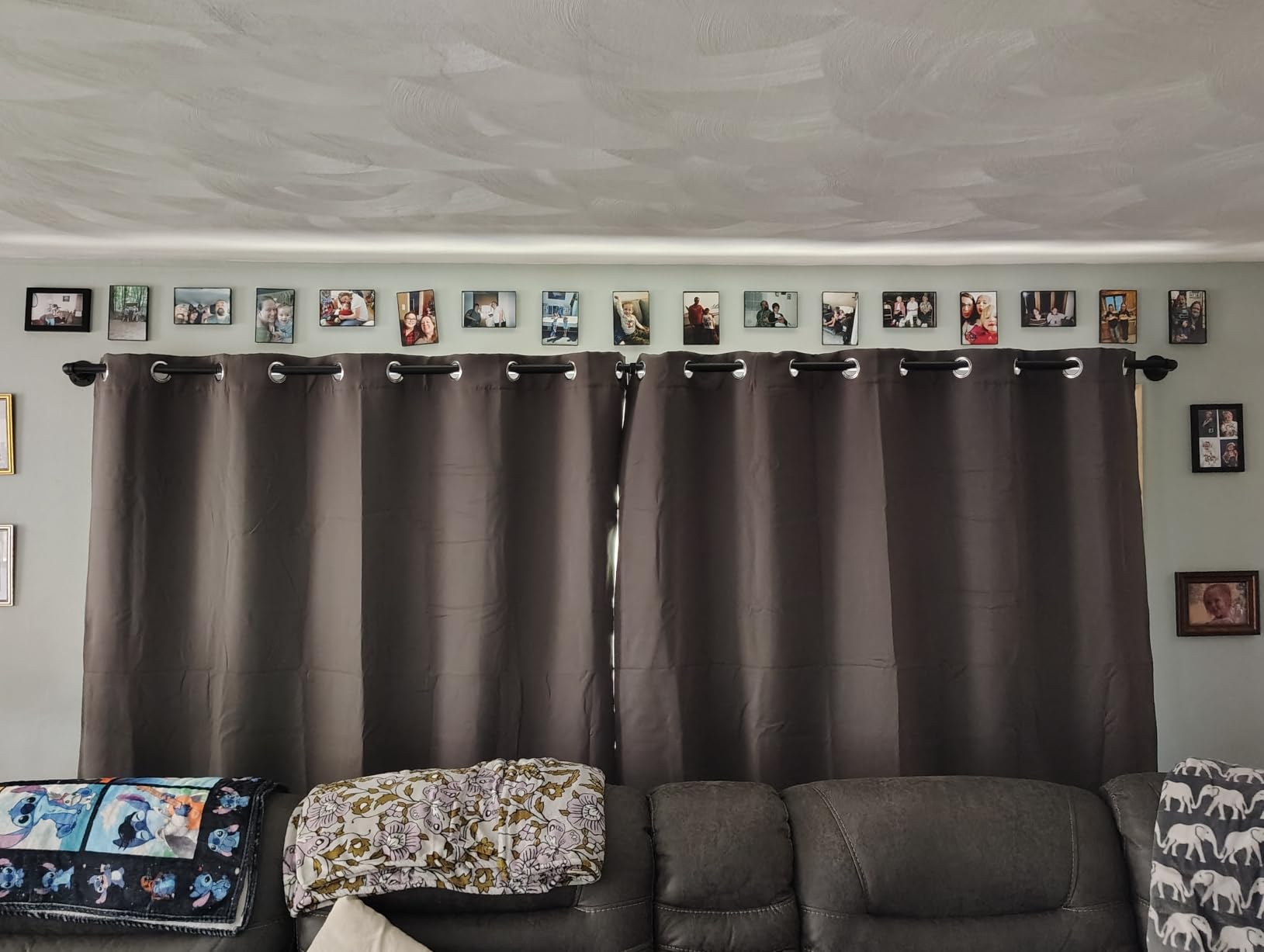 NICETOWN White 100% Blackout Curtains 84 inch Long for Bedroom 2 Pieces customer photo 2