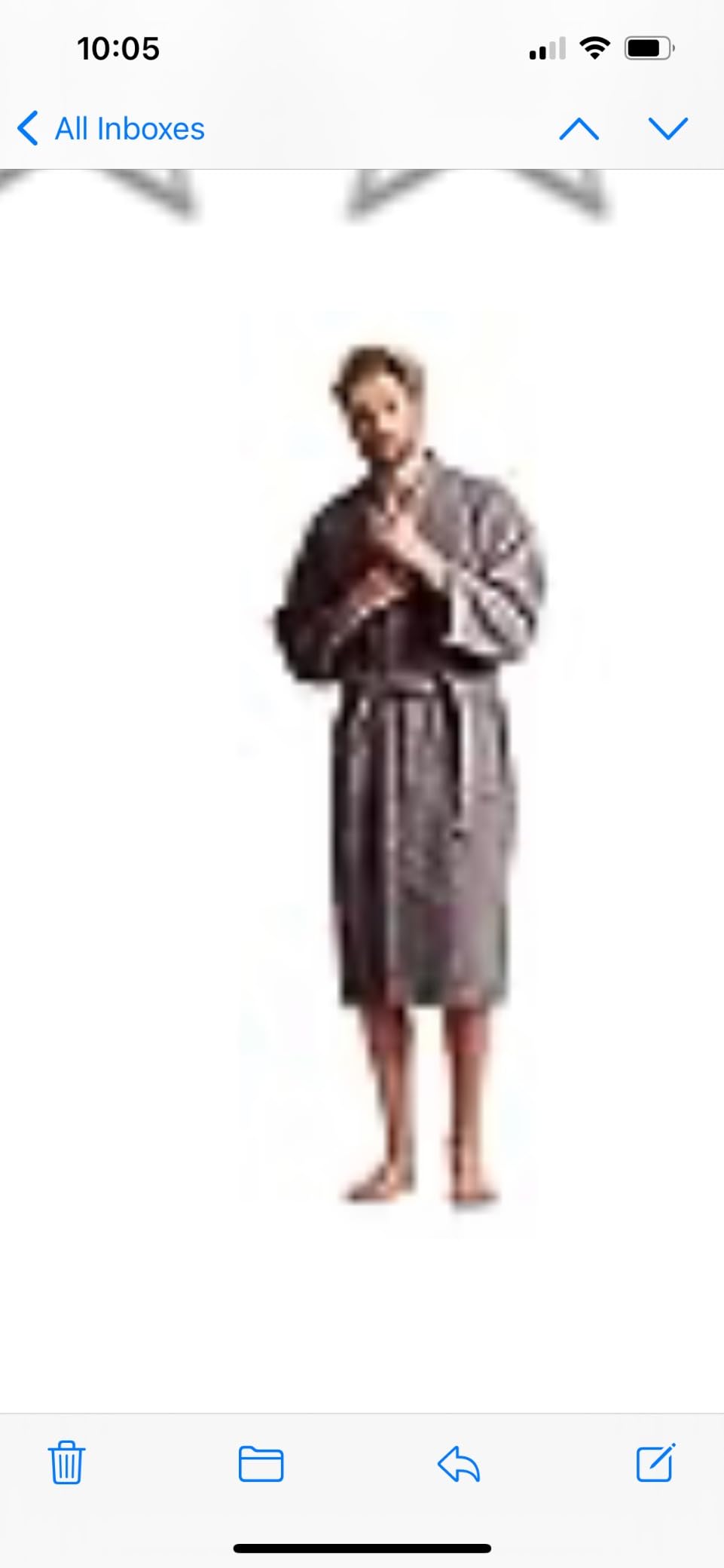Men's Turkish Terry Kimono Style Bathrobe - 100% Cotton Robe for Men - Comfortable & Absorbent - Soft & Cozy Wear customer photo 2