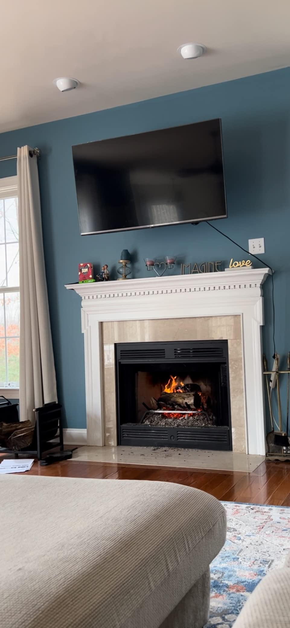 DOEWORKS Indoor Firewood Rack 18 Inch Fireplace Log Holder with Canvas Carrier customer photo 2