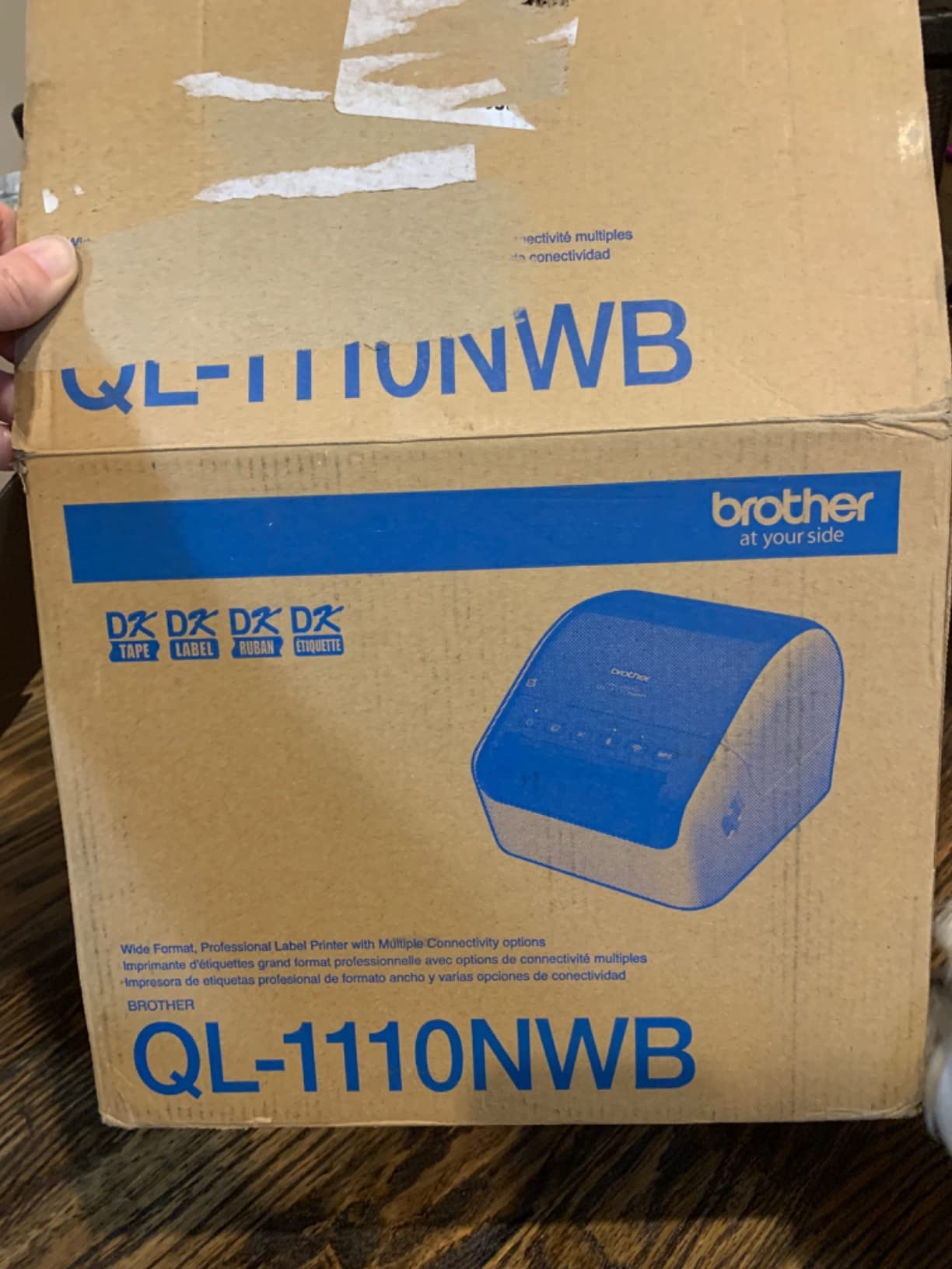 Brother QL-1110NWB Wide Format, Postage and Barcode Professional Thermal Monochrome Label Printer with Wireless Connectivity customer photo 1