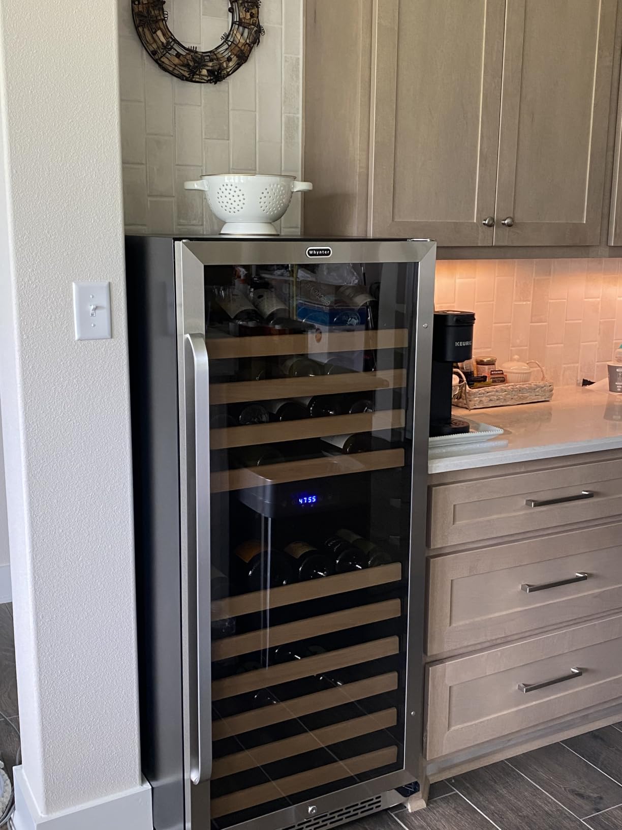 Whynter Built-in Wine Refrigerator, 166 Bottle, Large Capacity, BWR-1662SD customer photo 2