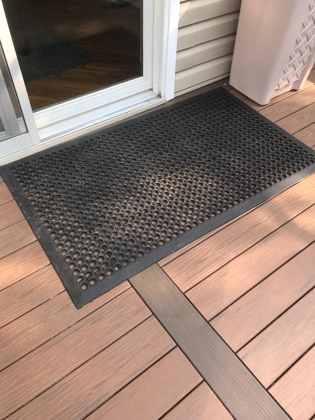 Lovinland Ourdoor Rubber Floor Mat for Outside Entrance 60