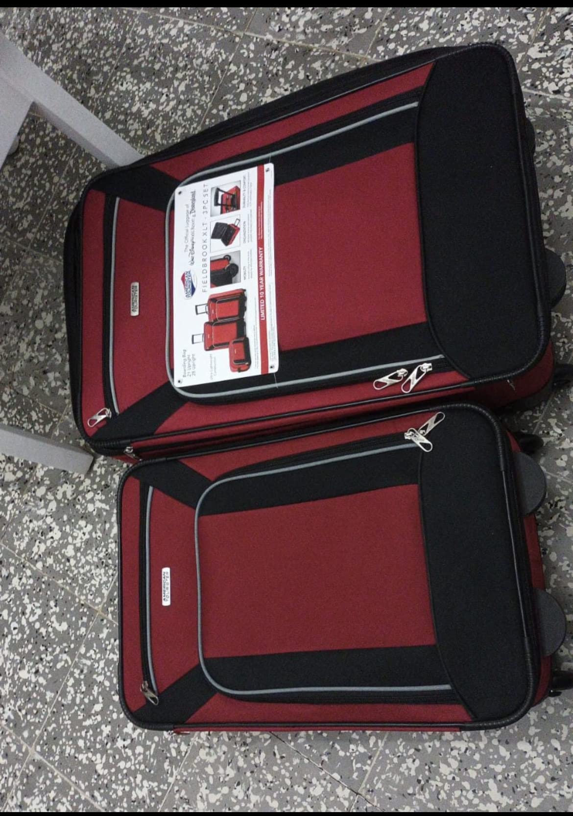 American Tourister Fieldbrook XLT Softside Upright Luggage, Navy, 3-Piece Set (BB/21/25) customer photo 1