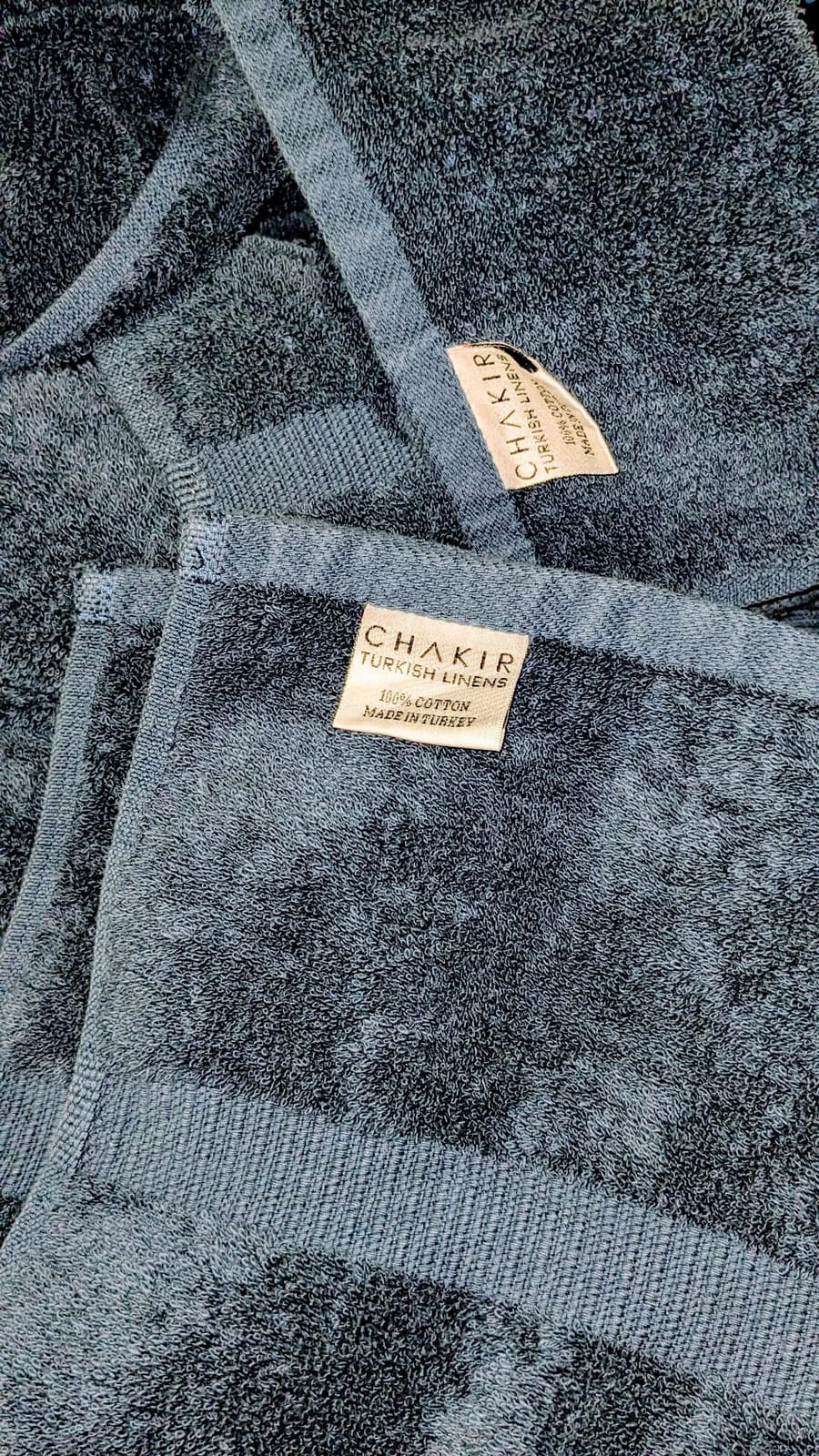 Chakir Turkish Linens 100% Cotton 4-Pack Bath Towels 27x54, Gray customer photo 1