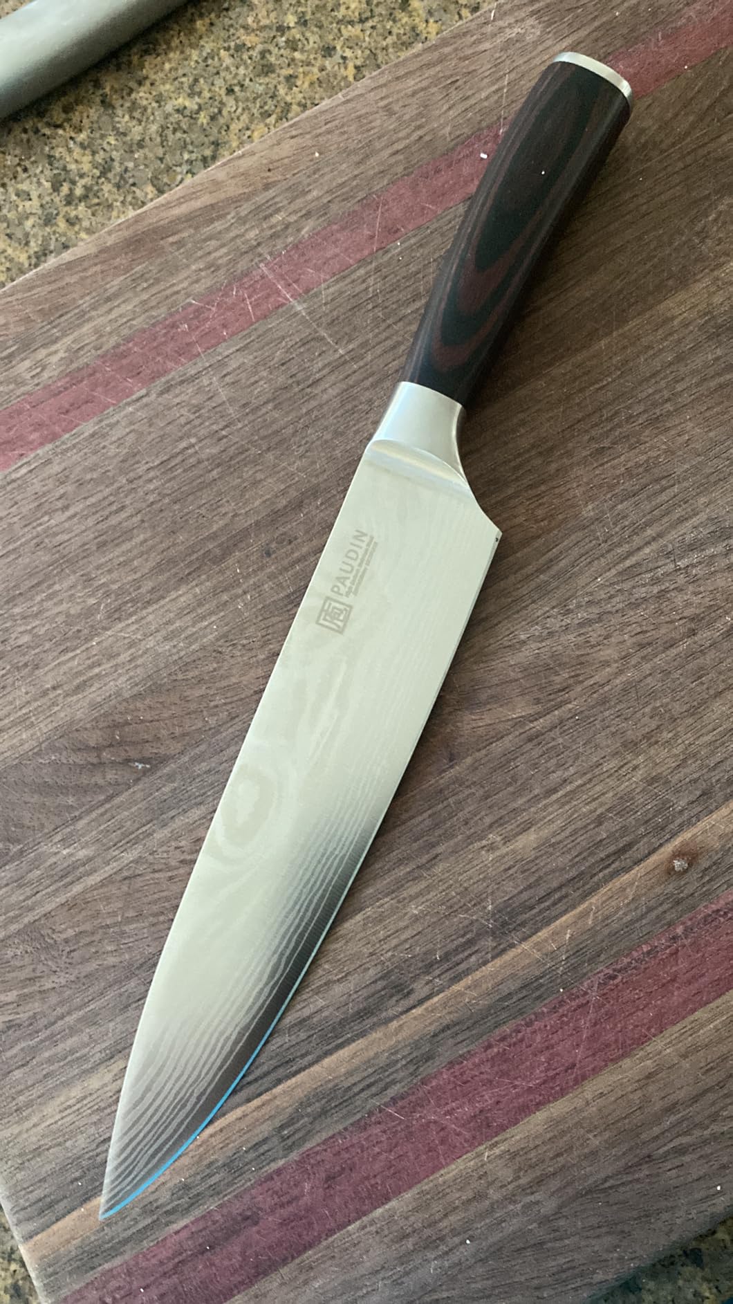 PAUDIN Chef Knife, 8 Inch High Carbon Stainless Steel Sharp Kitchen Knife with Ergonomic Handle, Gift Box for Family & Restaurant customer photo 2