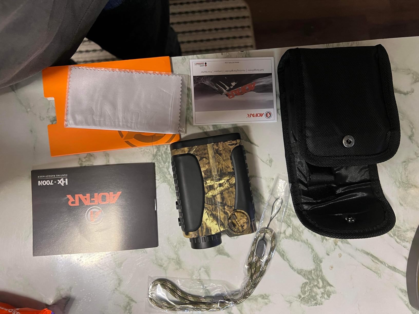 AOFAR HX-700N Hunting Range Finder 700 Yards Waterproof Archery Rangefinder for Bow Hunting with Range and Speed Mode, Free Battery, Carrying Case customer photo 1