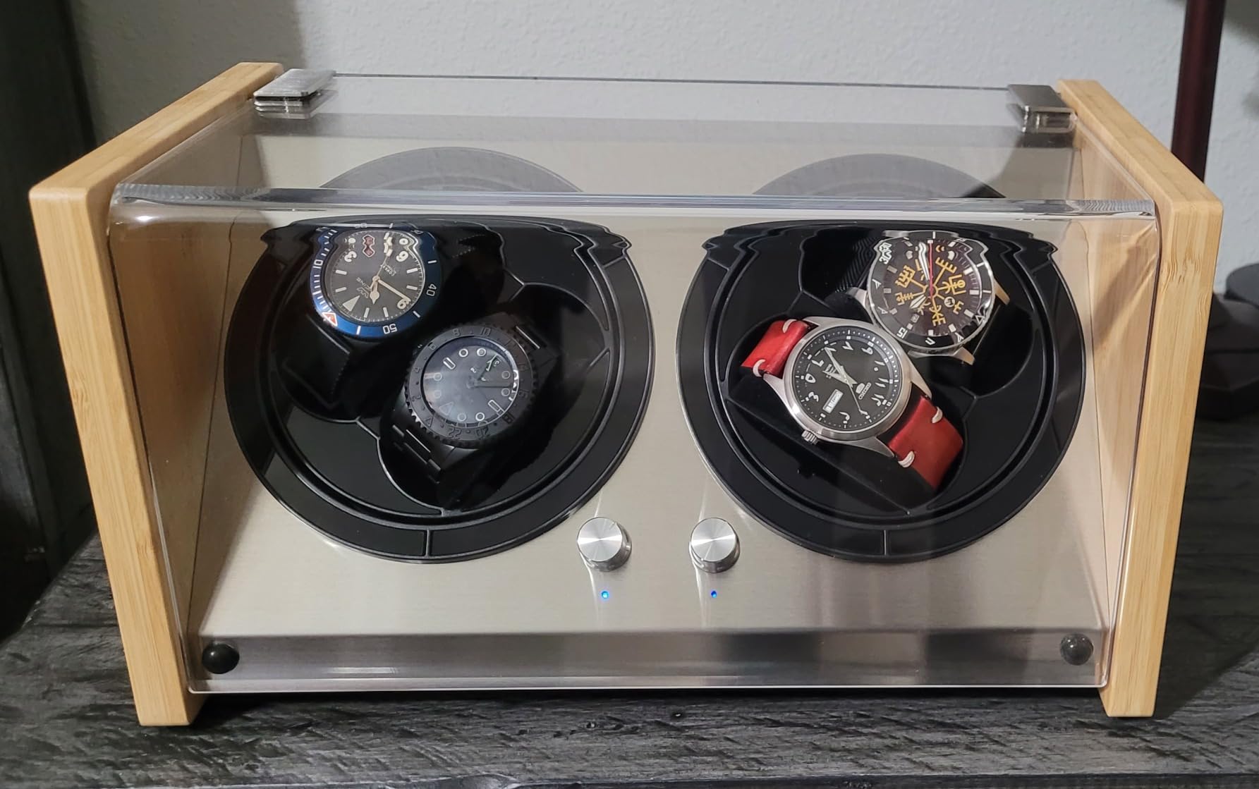Watch Winder Smith Bamboo 2/4 Watch Winder for Automatic Watches customer photo 2