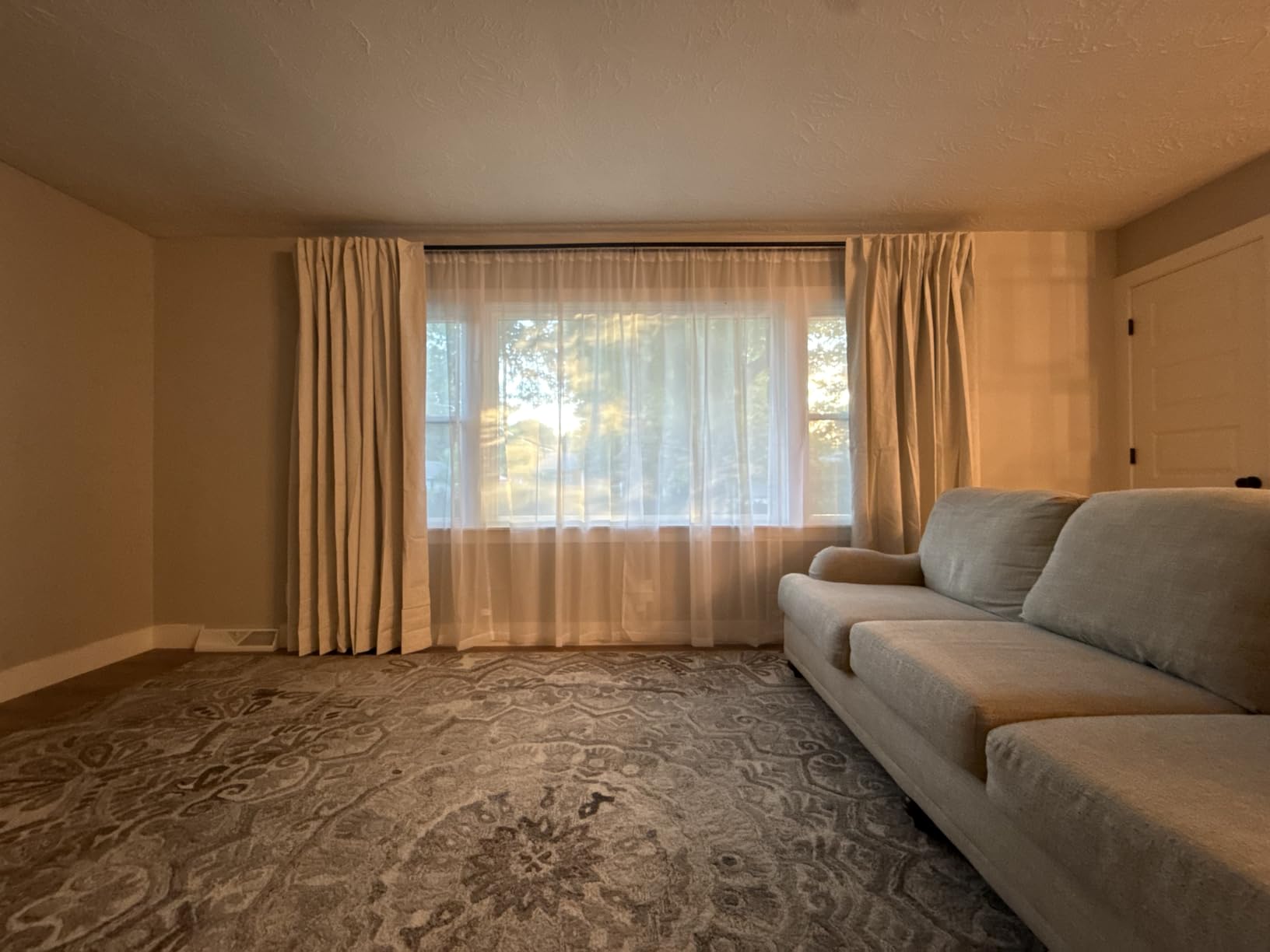 MIULEE 2 Panels White Sheer Curtains for Living Room 54 X 84 Inches customer photo 1
