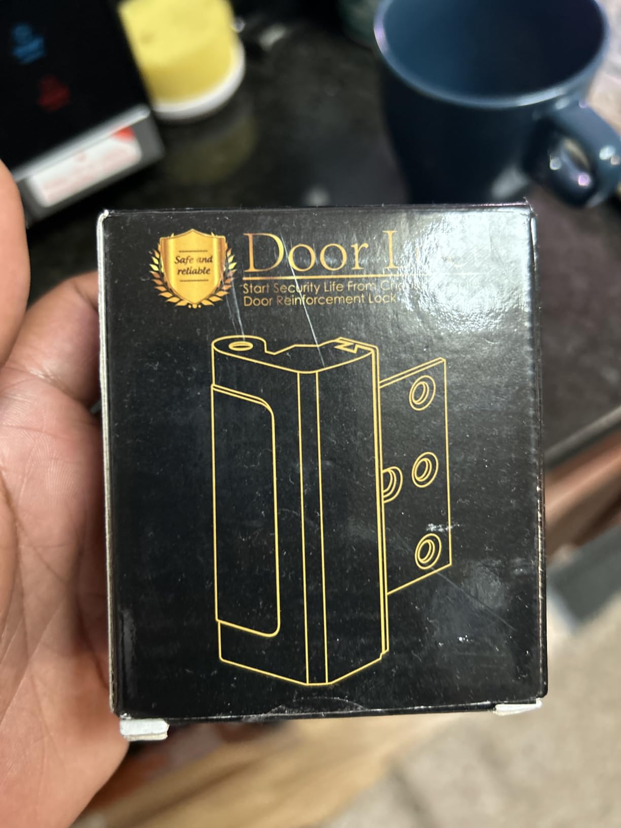 Door Reinforcement Lock Safety Home Security Front Door Lock Child Proof customer photo 2