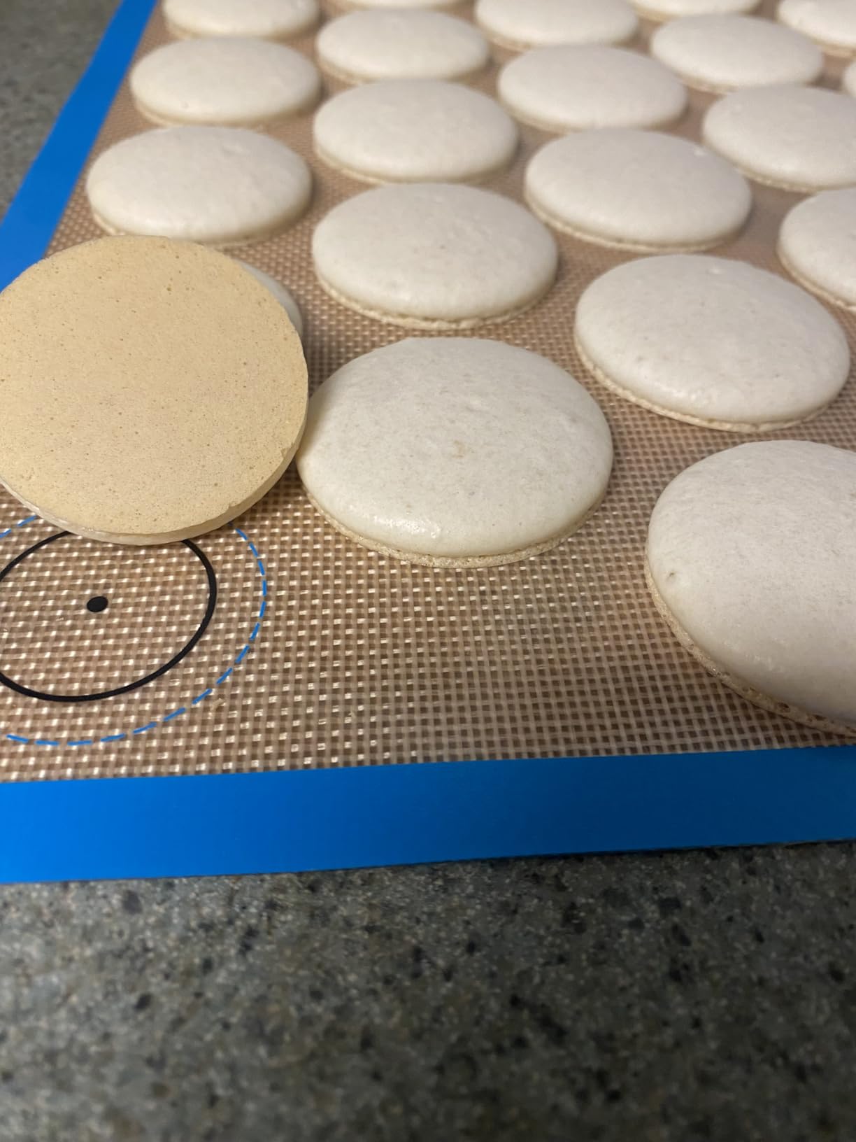 Silicone Baking Mat Macaron Set of 3-2 Half Sheet Liners 1 Quarter Sheet customer photo 2
