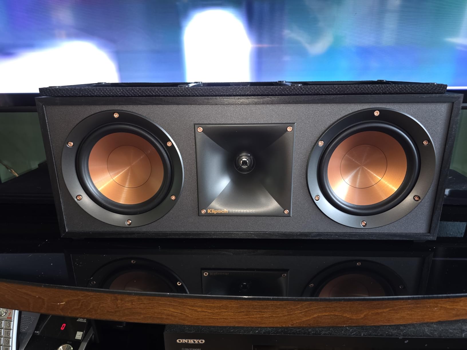 Klipsch R-52C Powerful Detailed Center Channel Home Speaker - Black customer photo 1