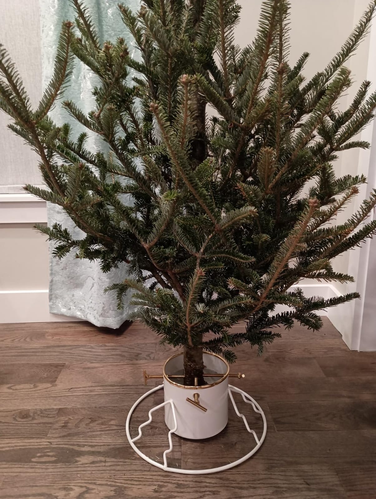 Yard Butler Christmas Tree Stand for 6-11' Trees, Green customer photo 2