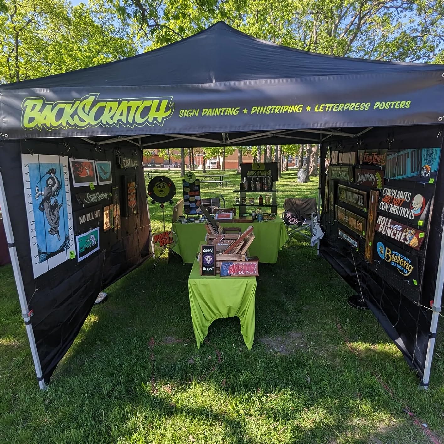Eurmax USA 10x10 Pop Up Canopy Tent,Commercial Tent with Patented No-Tip Rolling Bag,4 Zippered Removable Walls,UV & Water Resistant Canopy Top,Heavy Duty Outdoor Gazebo,Instant Shelter(Black) customer photo 1