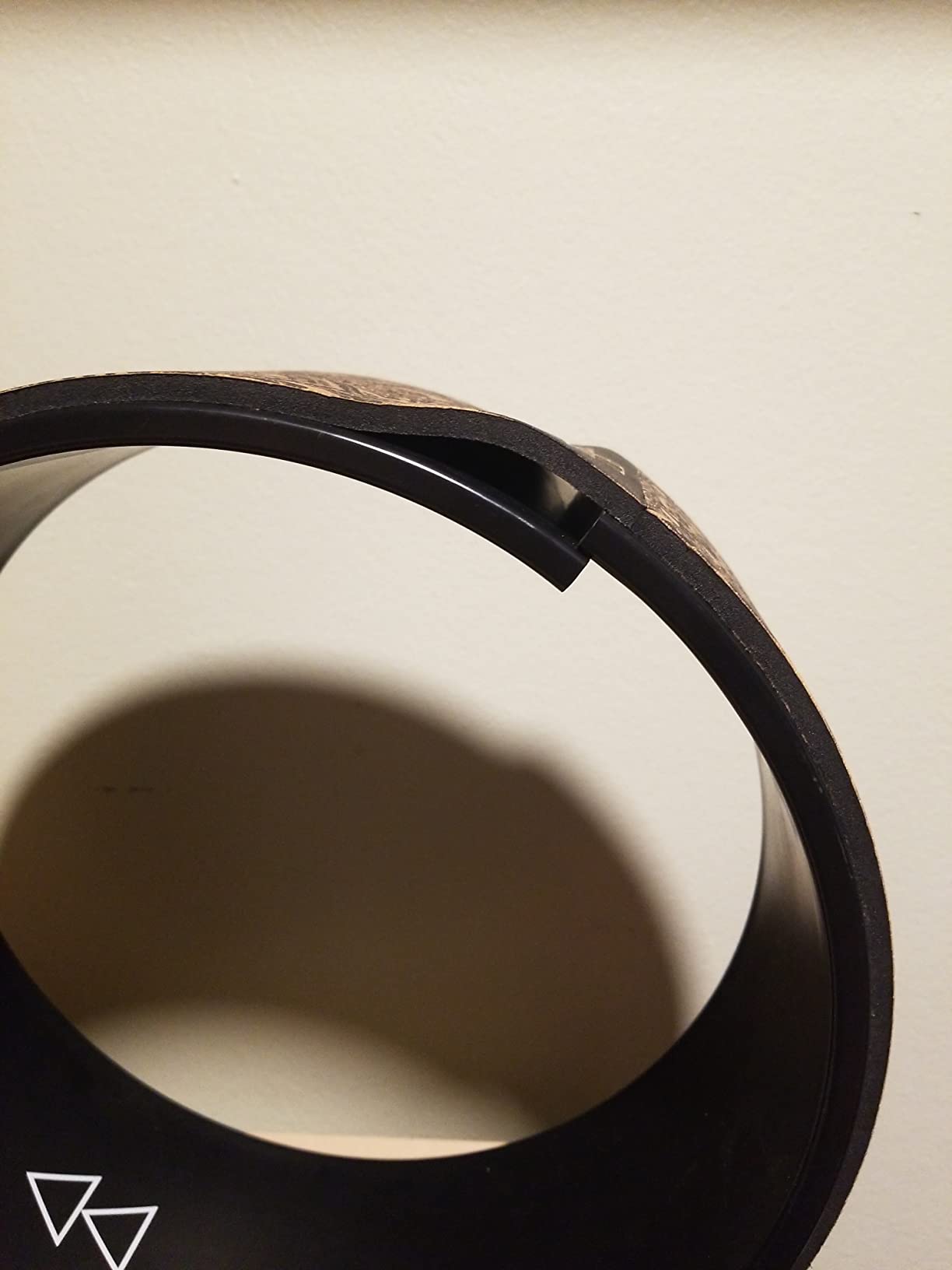 YOGA DESIGN LAB | THE YOGA WHEEL | Eco Printed, Extra Strength, Padded, Dharma Exercise Wheel | Designed in Bali | Enhance Your Postures and Stretch Deeper (Mandala Black,) customer photo 1