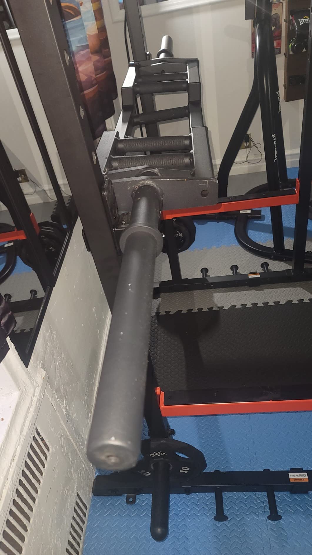 Titan Fitness Rackable Multi-Grip Camber Olympic Barbell, Rated 1,000 LB, Angled & Neutral Grip Football Barbell customer photo 2