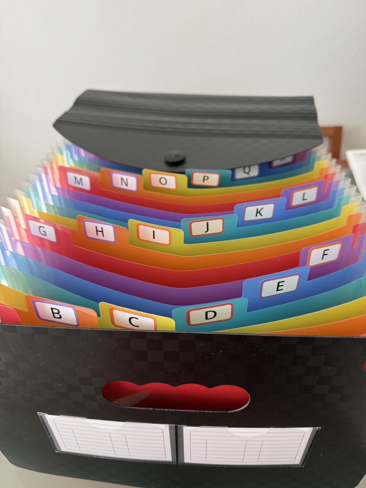 ABC life 26 Pockets Accordion File Organizer, Expanding File Folders customer photo 2