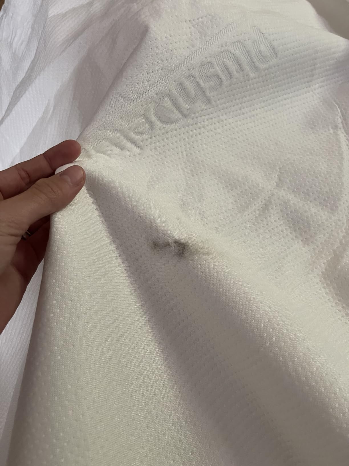 PlushDeluxe Bamboo Waterproof Mattress Protector, Queen Size, Ultra Soft customer photo 2