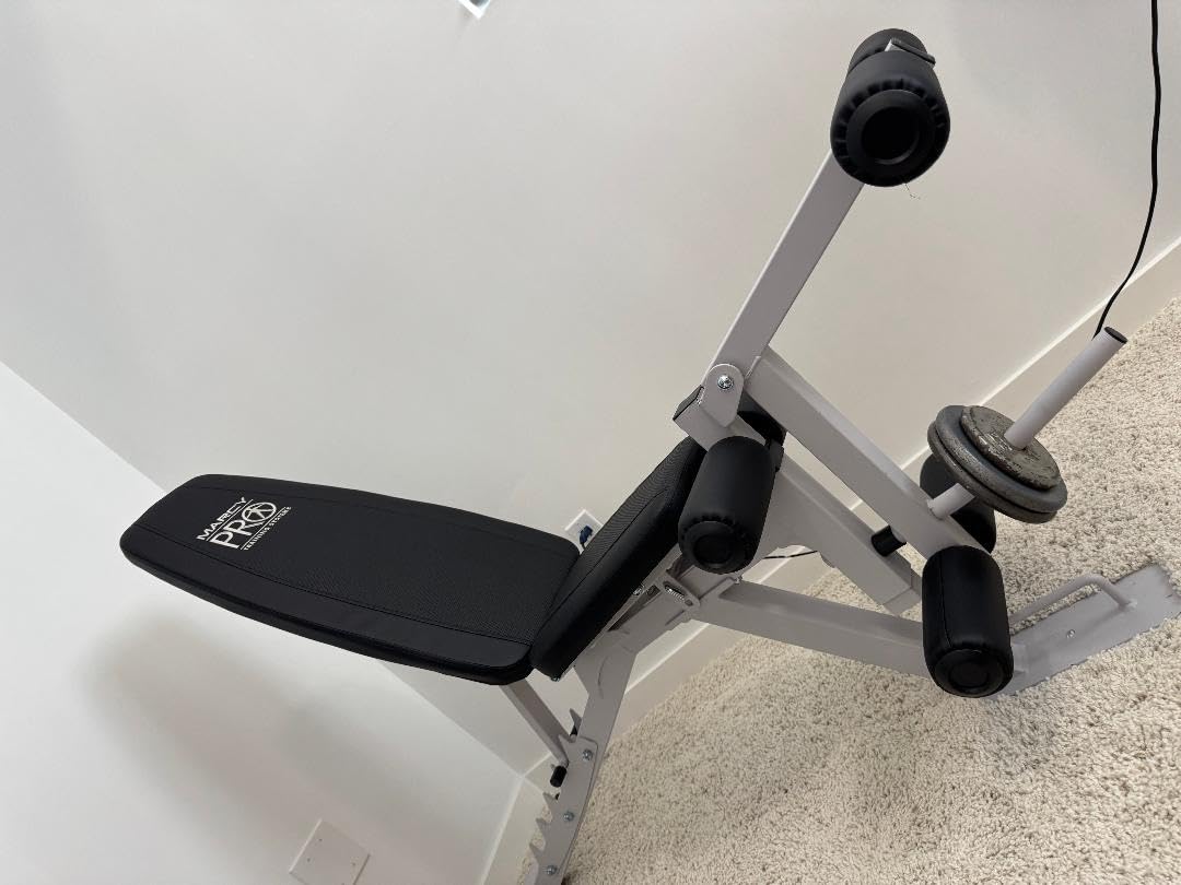 Marcy Foldable Incline Decline Weight Bench, Adjustable 6-Position Backrest customer photo 1
