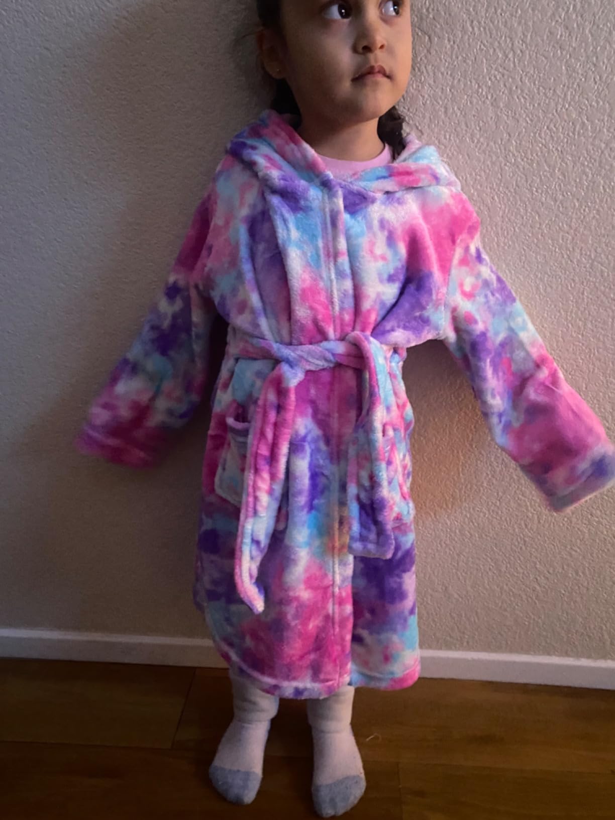 Doctor Unicorn Soft Unicorn Hooded Bathrobe Sleepwear - Unicorn Gifts for Girls customer photo 1