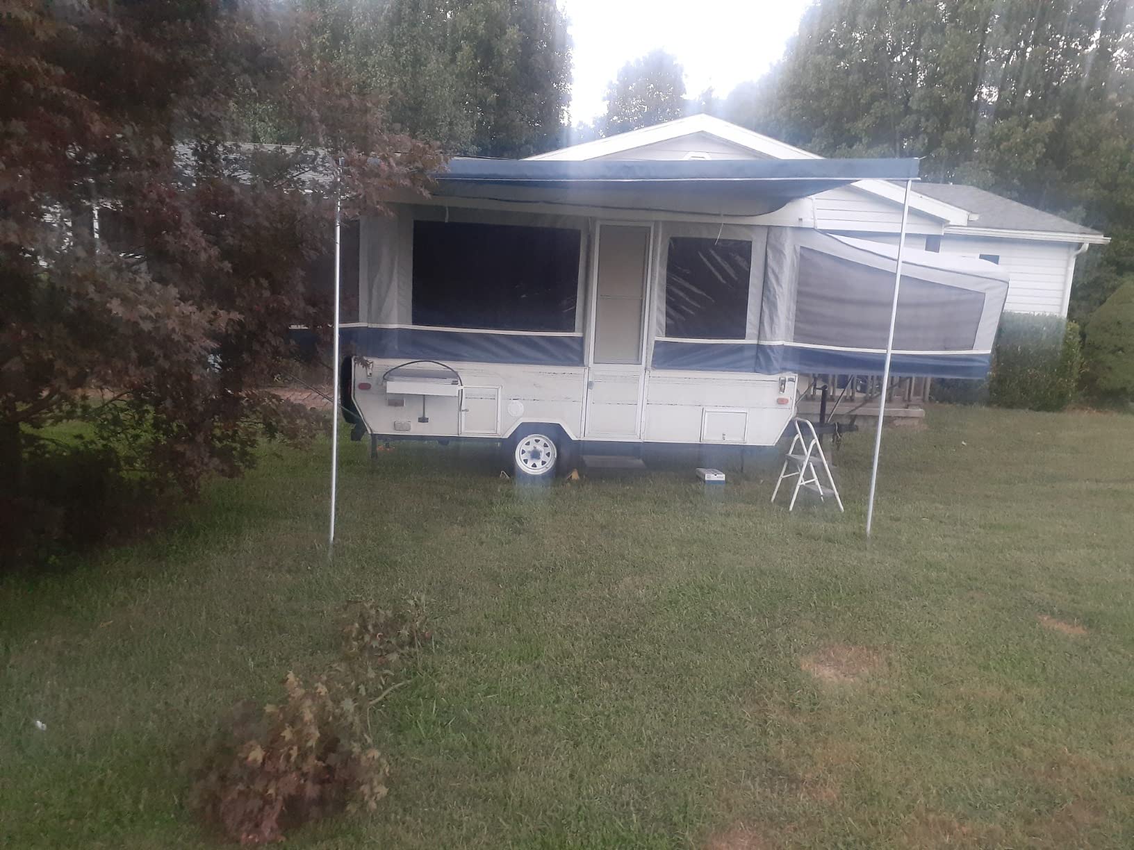 Dometic 944NT11.002 Trim Line Awning - 11', Azure Linen Fade customer photo 2