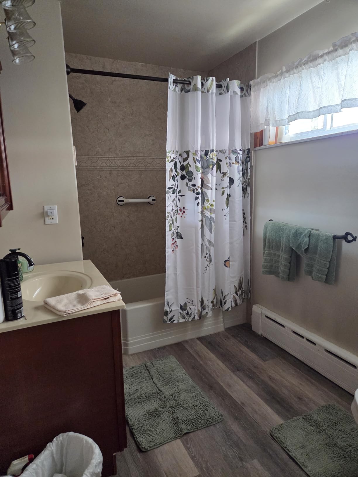 GORILLA GRIP Bathroom Area Rug Sets 2 Piece, Soft Chenille, 30x20 Grey customer photo 2