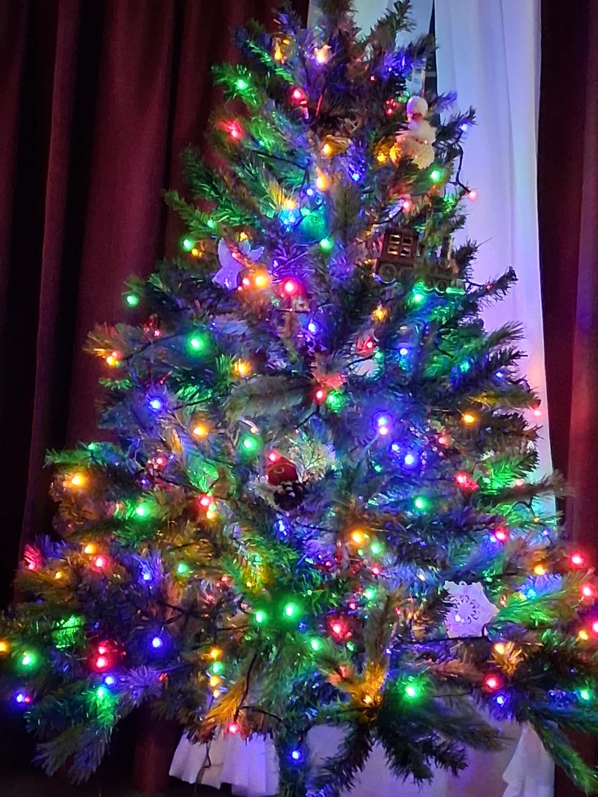 Brizled Outdoor Christmas Tree Lights, 65.67 ft 200 LED Indoor String Light customer photo 2