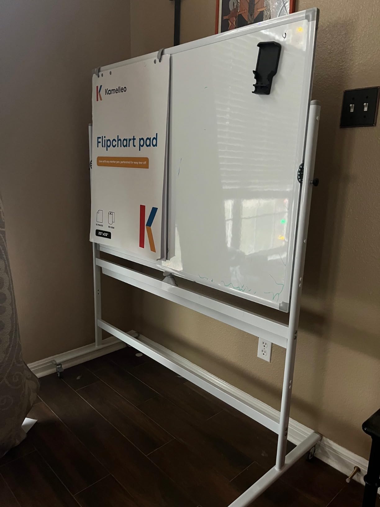Kamelleo Rolling Whiteboard on Wheels 48