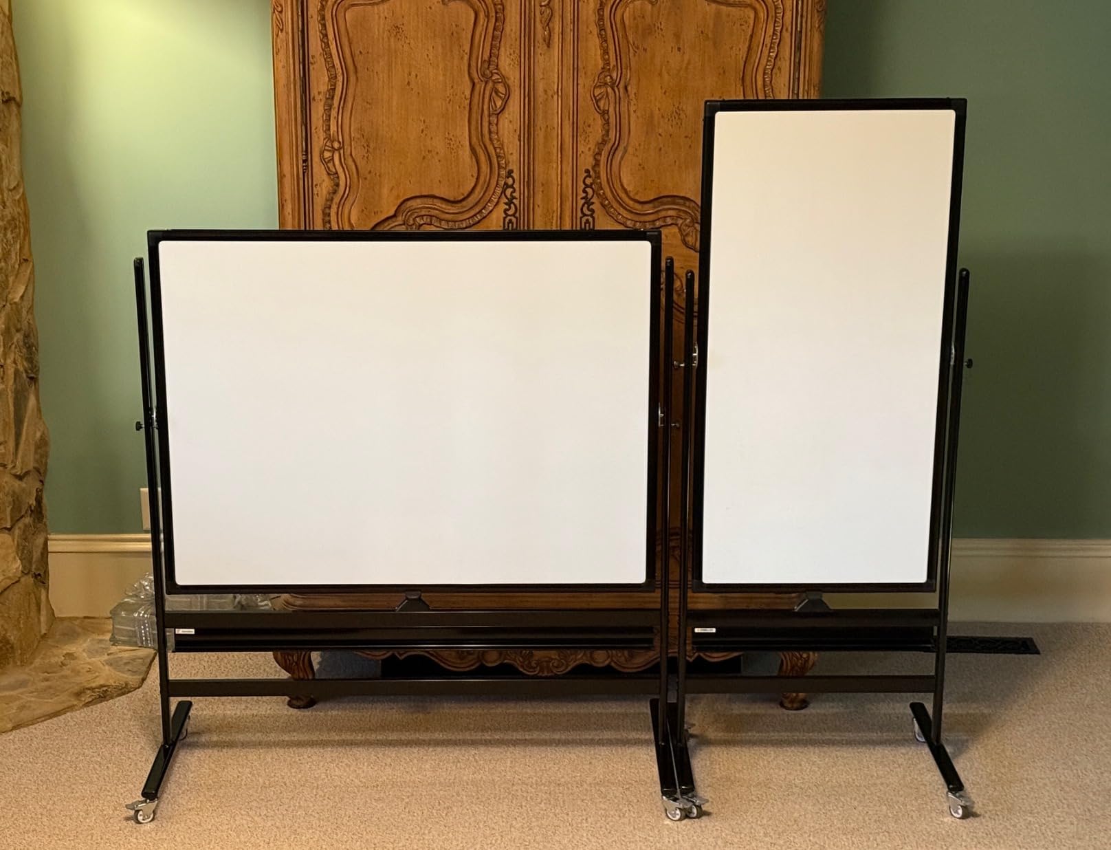 Kamelleo Rolling Whiteboard on Wheels 48