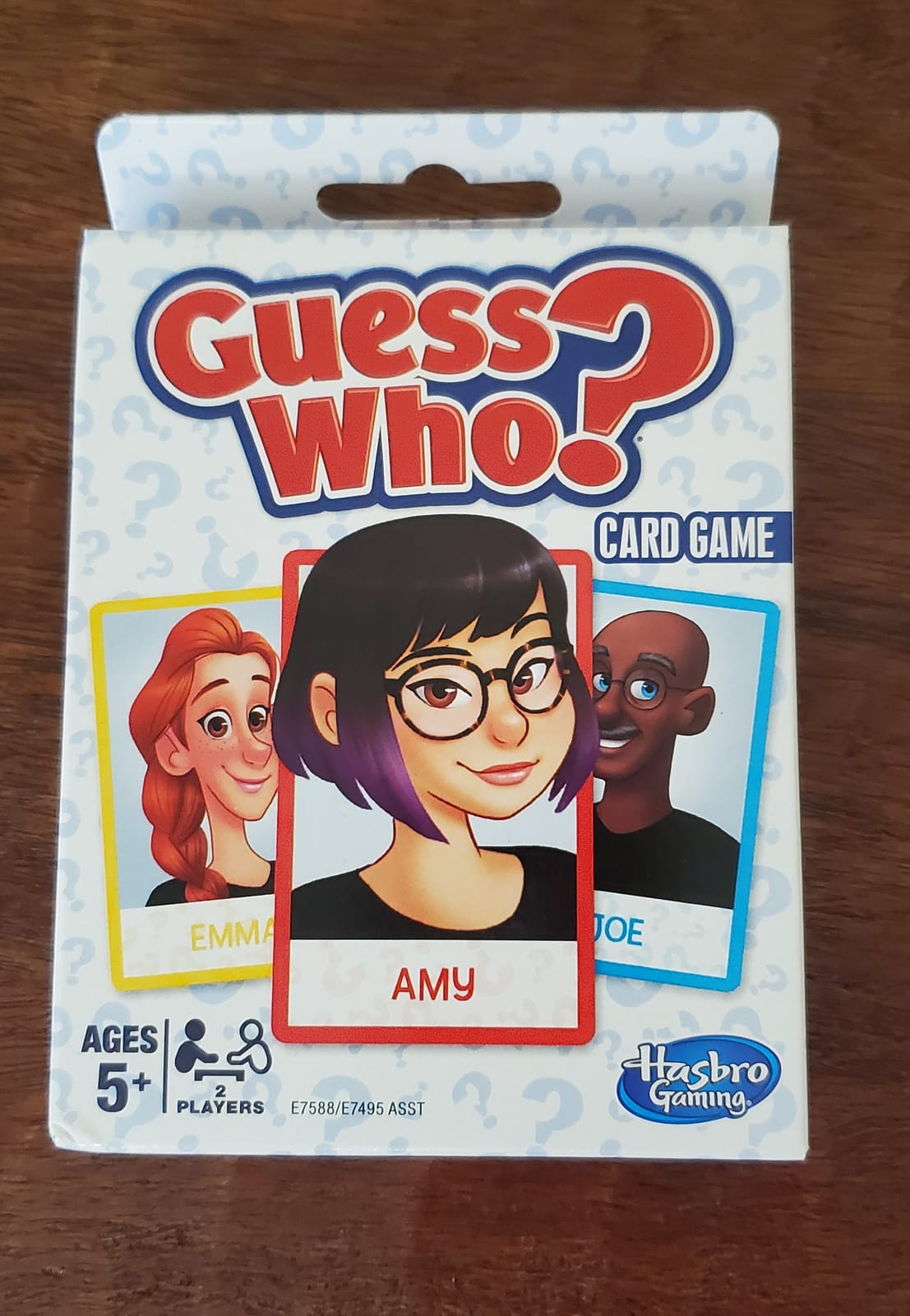 Hasbro Gaming Guess Who? Card Game for Kids, 2 Player Guessing Game, Fun Summer Activities, Vacation Travel Essentials, Ages 5+ customer photo 1