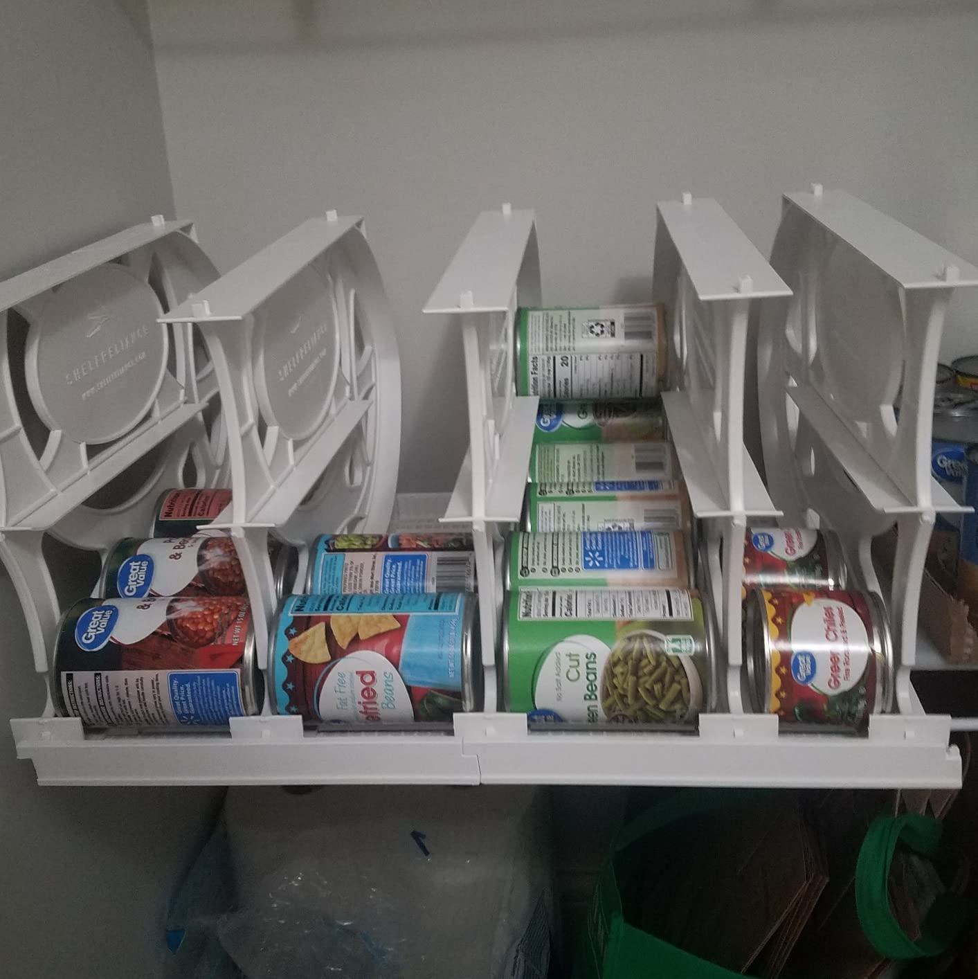 Shelf Reliance Cansolidator Pantry Plus - 1-Pack Can Organizer for Pantry, Stackable Soda Can Storage for Kitchen, Holds 60 Cans of Food or Soda customer photo 1