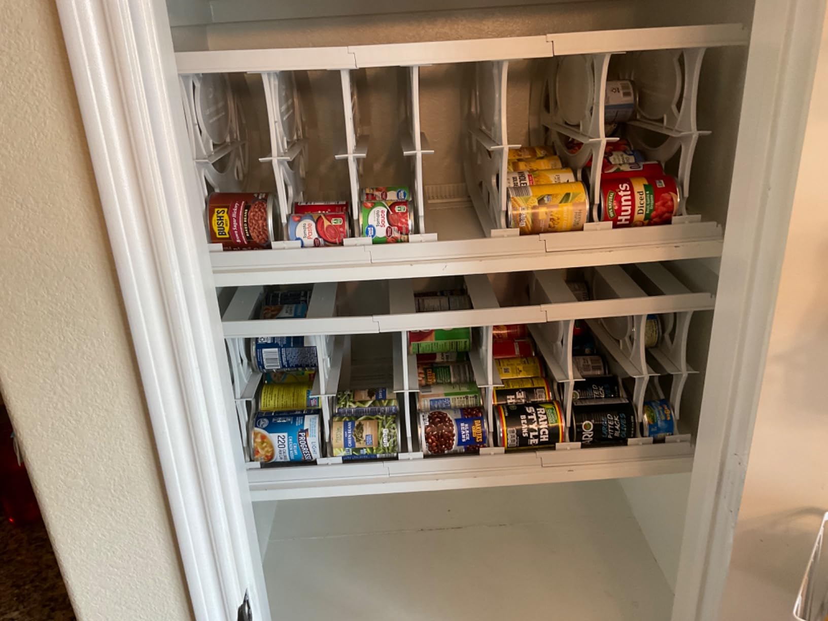 Shelf Reliance Cansolidator Pantry Plus - 1-Pack Can Organizer for Pantry, Stackable Soda Can Storage for Kitchen, Holds 60 Cans of Food or Soda customer photo 2