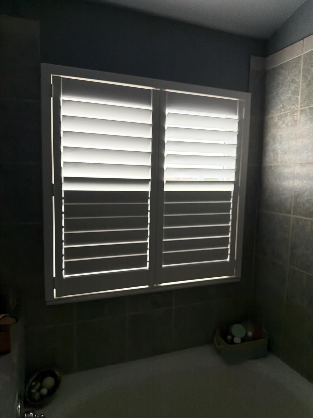 Suncraft Shutters -Plantation Shutters –Custom Made Window Blinds – No Front Tilt Rod - Easy DIY Installation – Interior Plantation Shutters -Privacy Blinds for Kitchen, Bath, Bedroom customer photo 1
