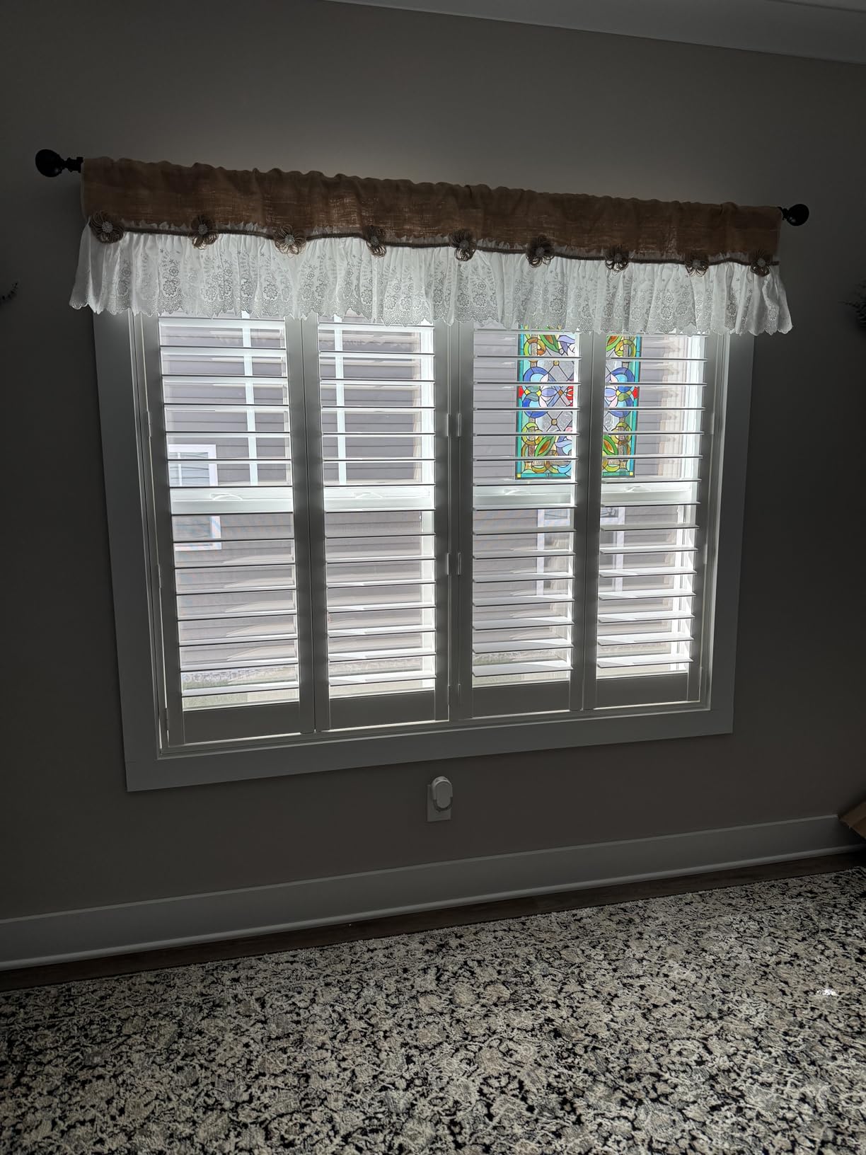 Suncraft Shutters -Plantation Shutters –Custom Made Window Blinds – No Front Tilt Rod - Easy DIY Installation – Interior Plantation Shutters -Privacy Blinds for Kitchen, Bath, Bedroom customer photo 2