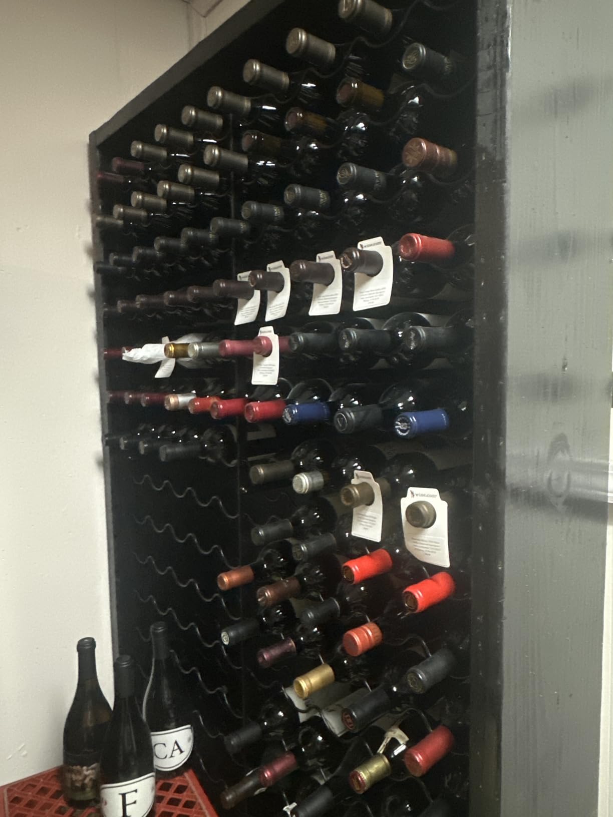 Sorbus Freestanding Floor Wine Rack, Home Bar & Cellar Storage (150 Bottle) customer photo 2