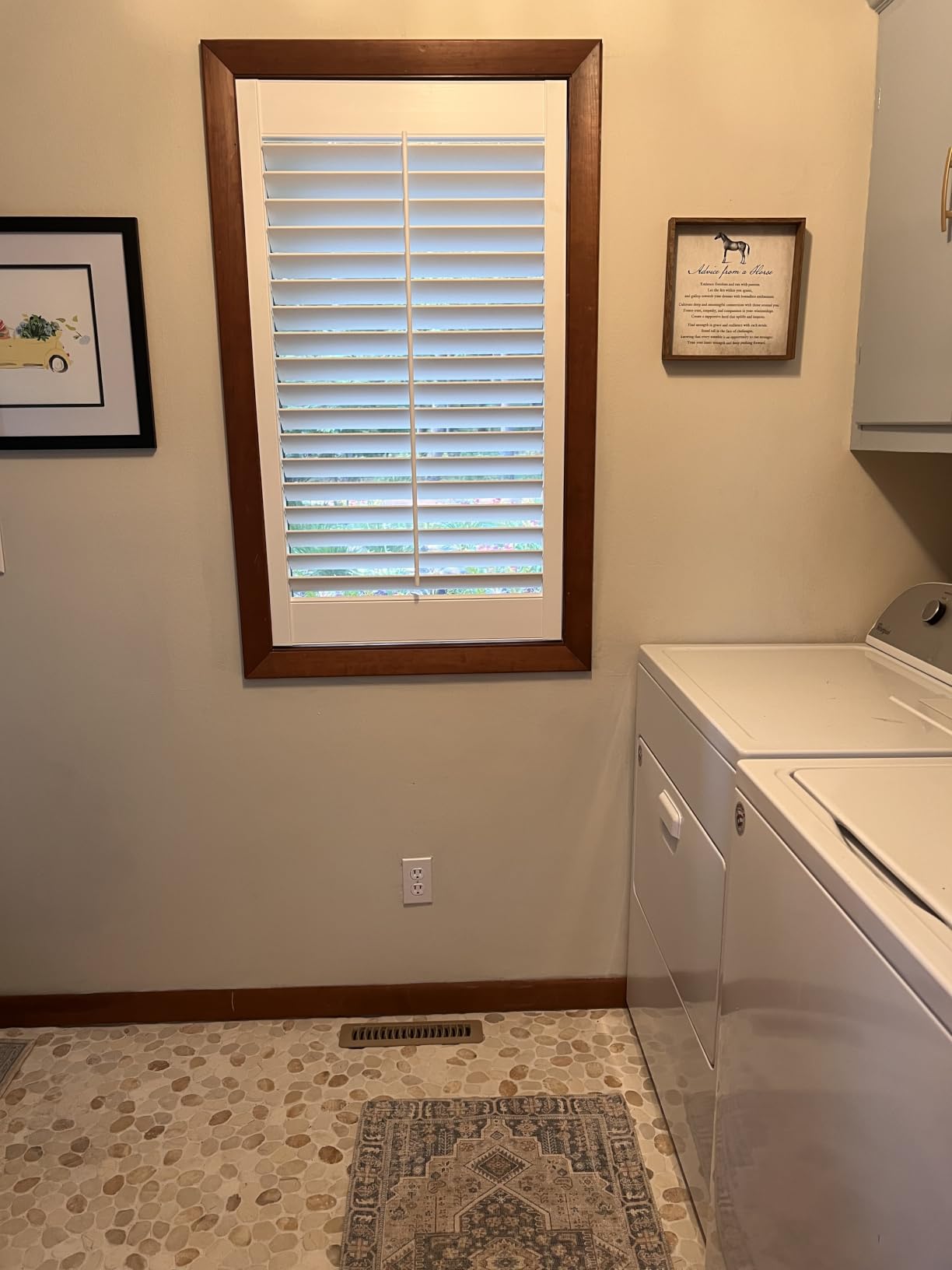 SUNCRAFT SHUTTERS-Plantation Shutters-Interior-Window COVERINGS-Custom Made in 10 Days- DIY Install -Made in North America-Never Needs Painting -25 Year Warranty-Traditional Front TILT Rod customer photo 1